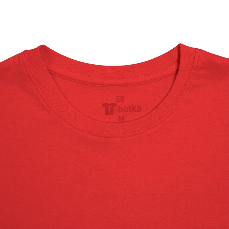 Футболка унисекс T-bolka 140, красная арт.5190.50