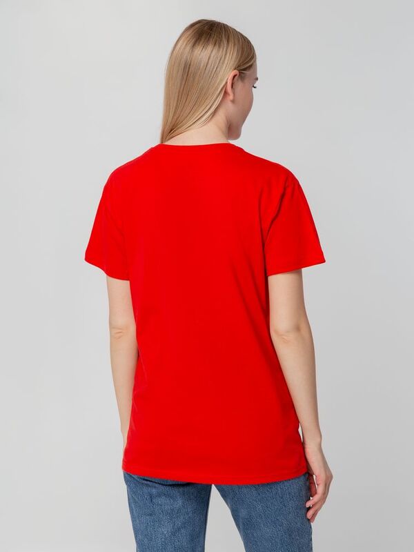 Футболка унисекс T-bolka 140, красная арт.5190.50