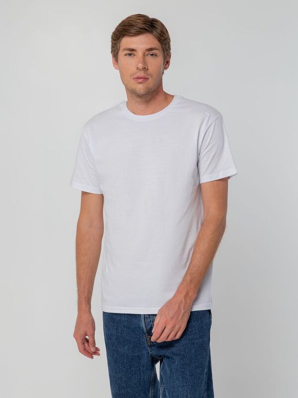 Футболка унисекс T-bolka 140, белая арт.5190.60