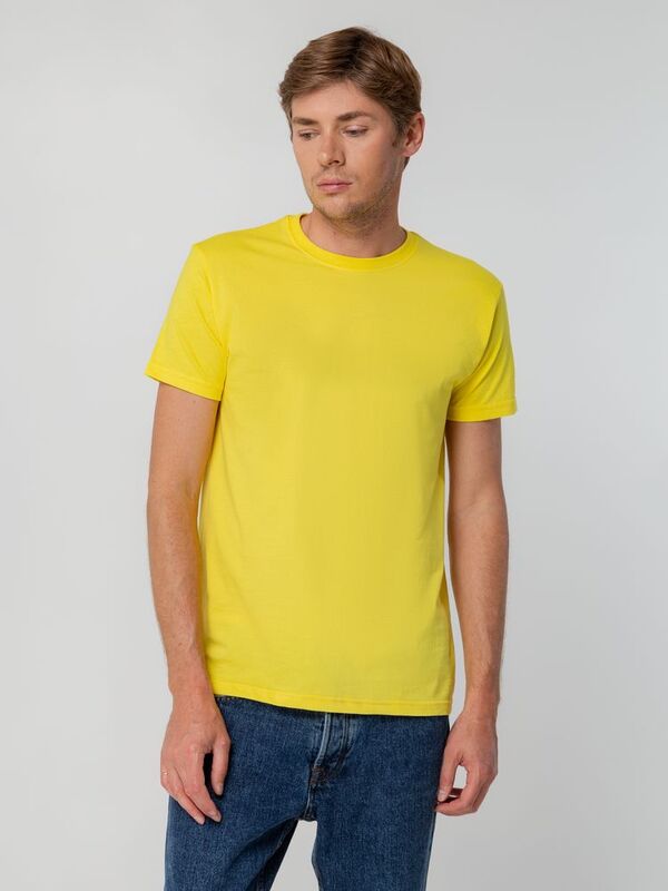 Футболка унисекс T-bolka 140, желтая арт.5190.80