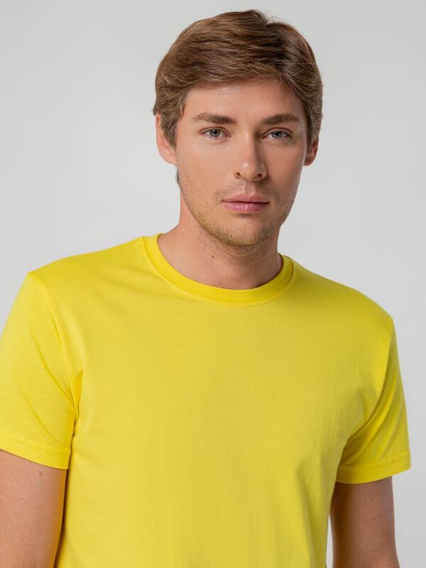 Футболка унисекс T-bolka 140, желтая арт.5190.80
