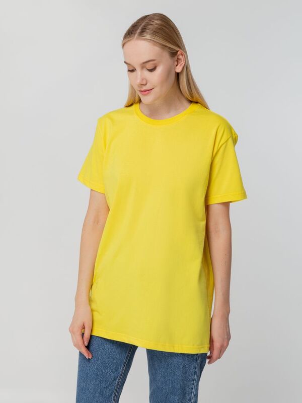 Футболка унисекс T-bolka 140, желтая арт.5190.80