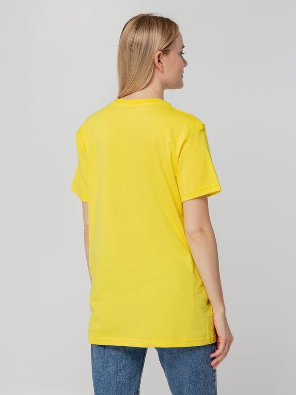 Футболка унисекс T-bolka 140, желтая арт.5190.80