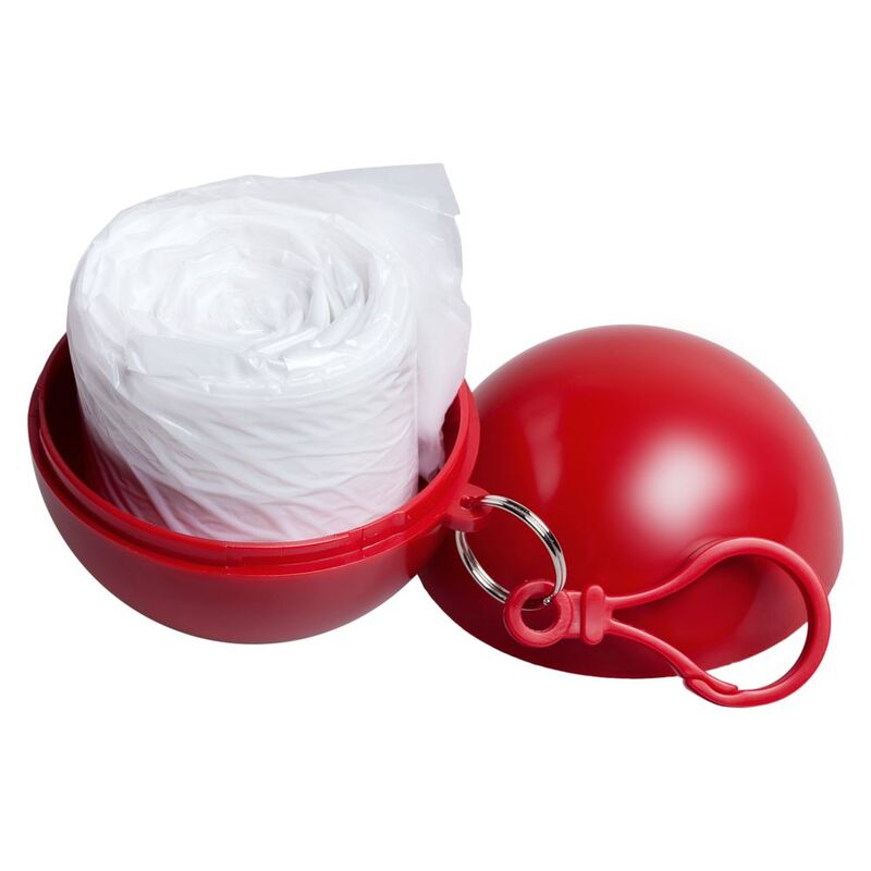 Дождевик в круглом футляре Nimbus, красный арт.5354.50