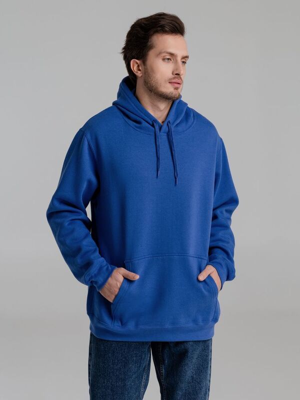 Толстовка с капюшоном Slam 320, ярко-синяя арт.2401.44
