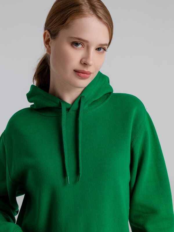 Толстовка с капюшоном Slam 320, ярко-зеленая арт.2401.92