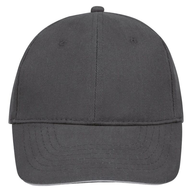 Бейсболка Buffalo, темно-серая со светло-серым арт.6404.10