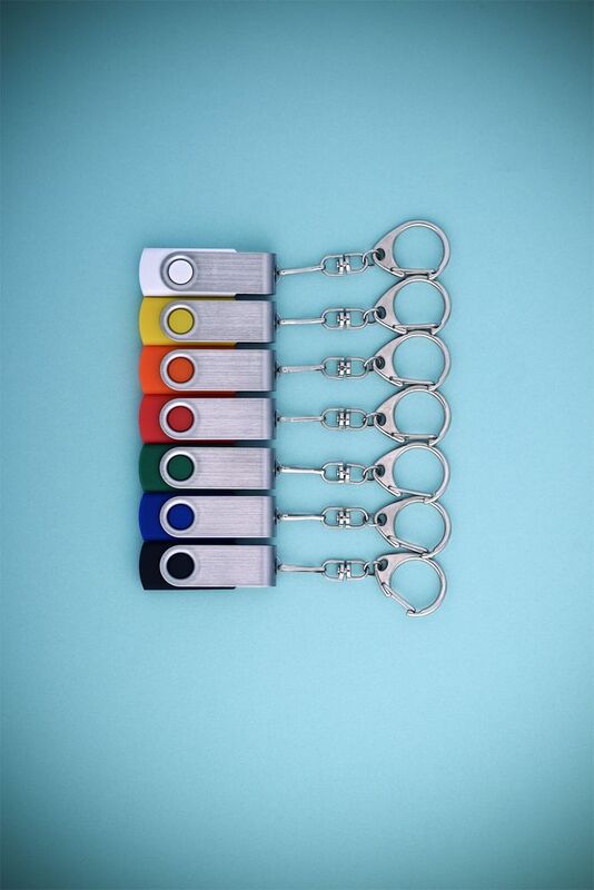 Флешка Twist, оранжевая, 16 Гб арт.4437.26