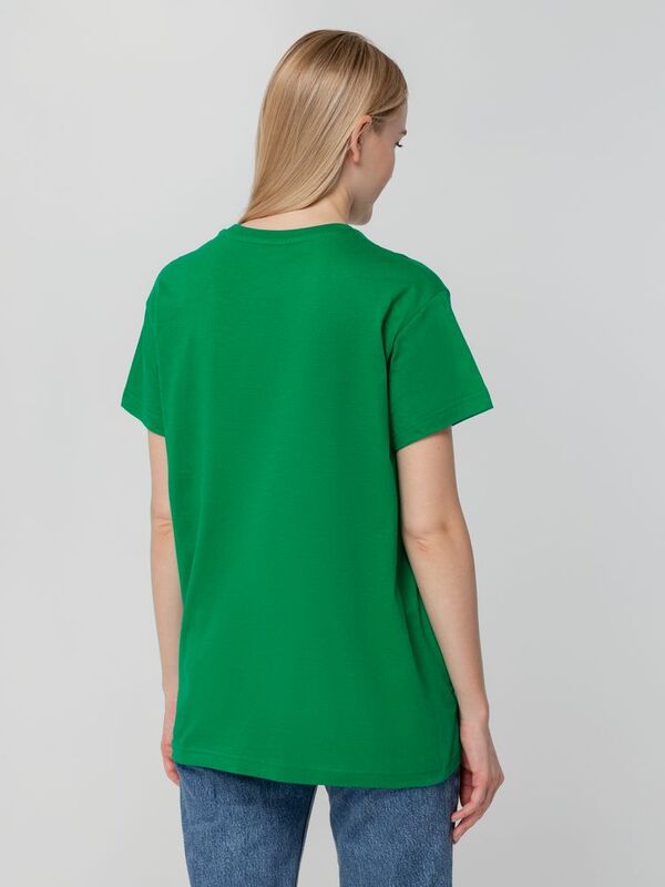 Футболка унисекс T-bolka 140, темно-зеленая арт.5190.90