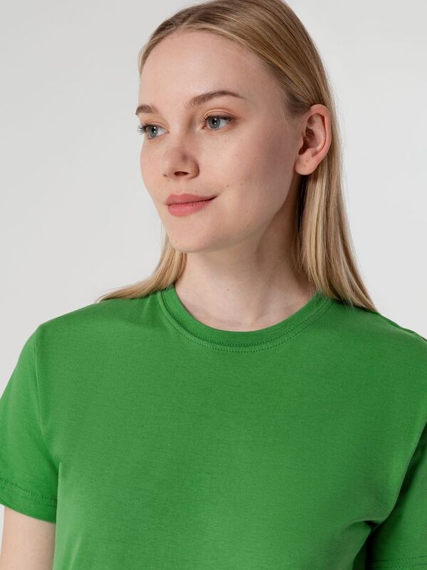 Футболка унисекс T-Bolka 160, ярко-зеленая арт.6140.92