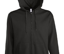 Толстовка мужская на молнии с капюшоном Seven Men, черная арт.5573.30