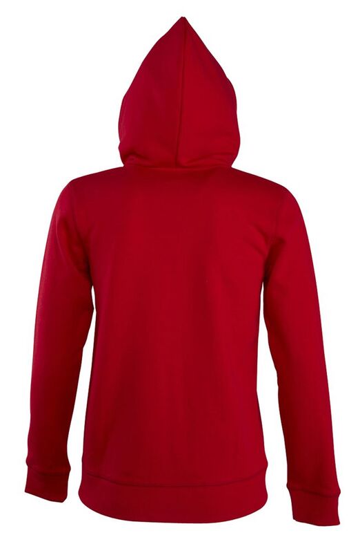 Толстовка женская на молнии с капюшоном Seven Women, красная арт.5574.50