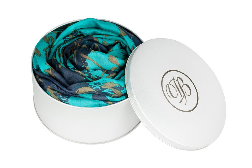 Коробка Pragmax M, круглая, серебристая арт.5585