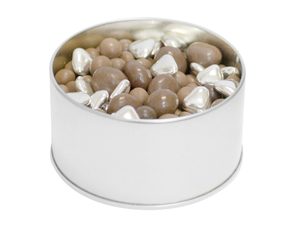 Коробка Pragmax S, круглая, серебристая арт.5589