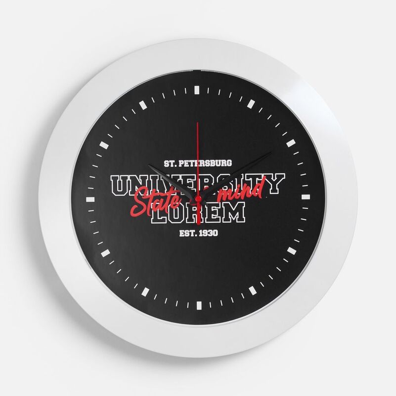 Часы настенные Vivid Large, белые арт.5590.60