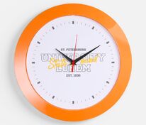 Часы настенные Vivid Large, оранжевые арт.5590.20
