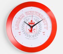 Часы настенные Vivid Large, красные арт.5590.50