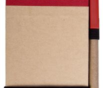 Блокнот на кольцах Eco Note с ручкой, красный арт.5596.50