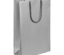 Пакет бумажный &laquo;Блеск&raquo;, средний, серебристый арт.5867.10