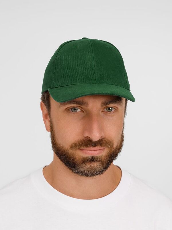 Бейсболка Buffalo, темно-зеленая арт.6404.90