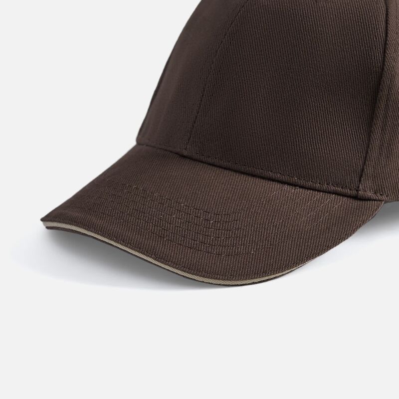 Бейсболка Buffalo, коричневая с бежевым арт.6404.51