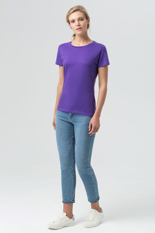 Футболка женская Miss 150, темно-фиолетовая арт.2662.77