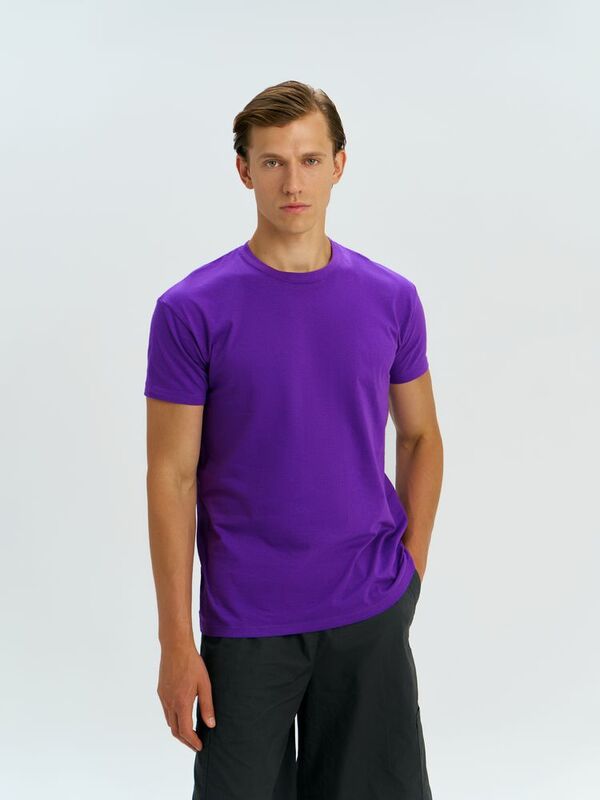 Футболка унисекс Regent 150, темно-фиолетовая арт.1376.78