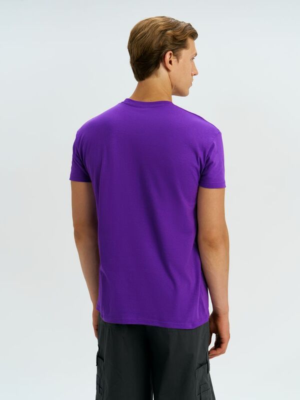Футболка унисекс Regent 150, темно-фиолетовая арт.1376.78