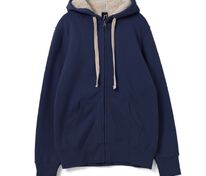 Толстовка унисекс на молнии Sherpa 280, темно-синяя арт.5974.40