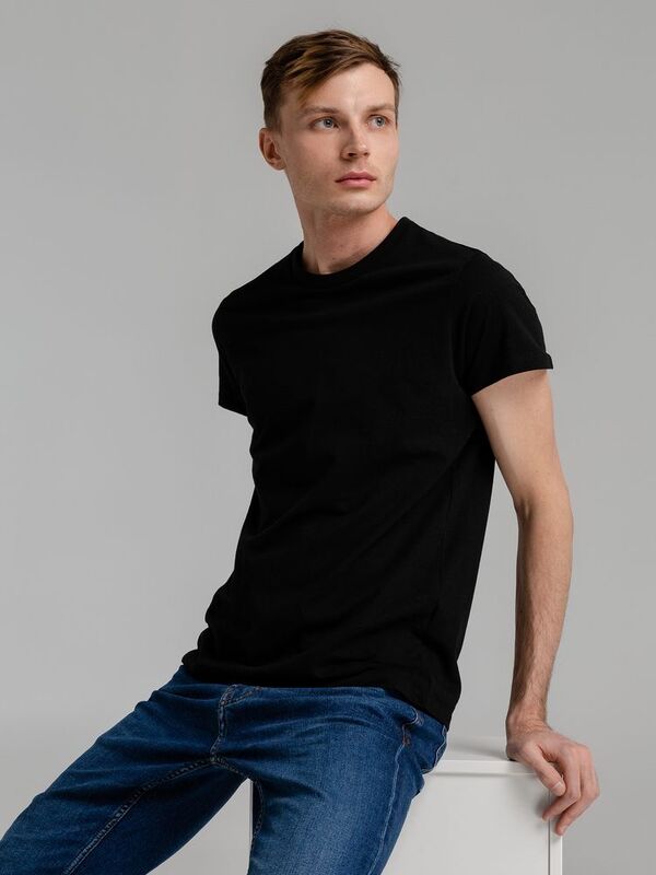 Футболка мужская Regent Fit 150, черная арт.5973.30