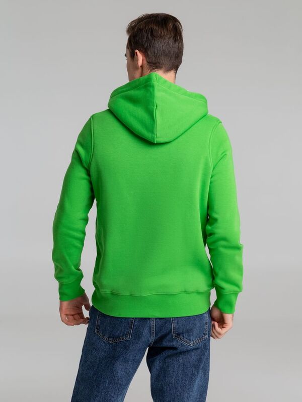 Толстовка унисекс на молнии Sherpa 280, ярко-зеленая арт.5974.90