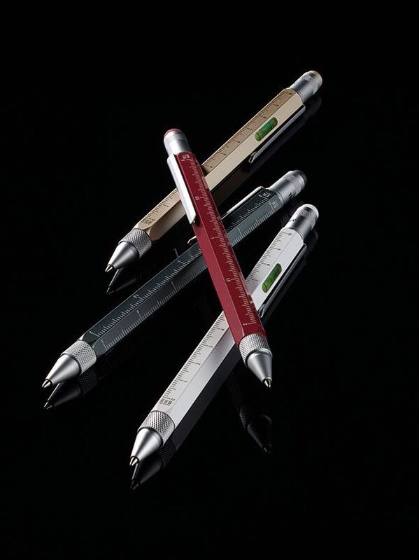 Ручка шариковая Construction, мультиинструмент, черная арт.6462.30