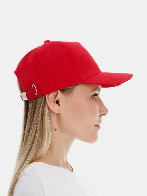 Бейсболка Long Beach, красная арт.6538.50