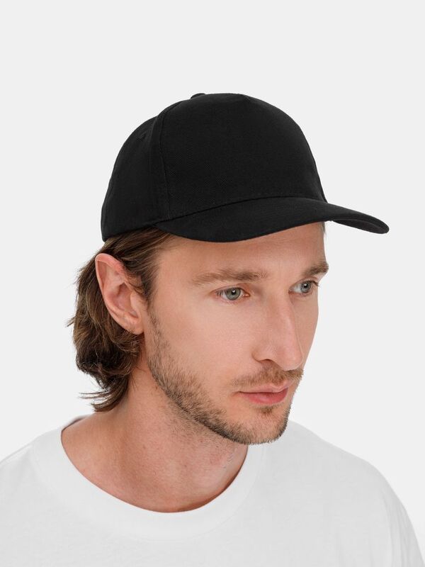 Бейсболка Long Beach, черная арт.6538.30