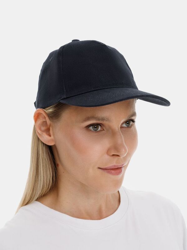 Бейсболка Long Beach, темно-синяя арт.6538.40