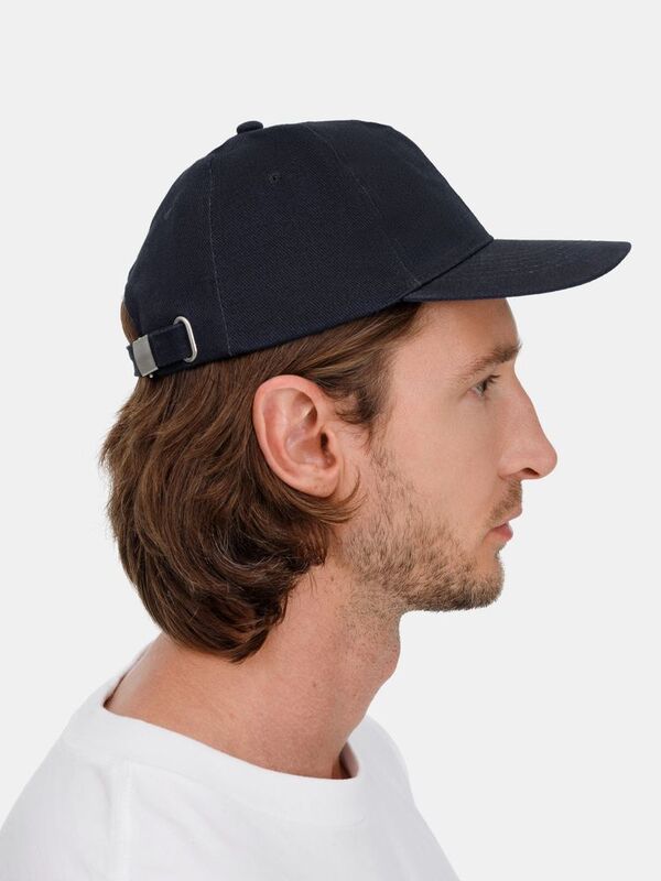 Бейсболка Long Beach, темно-синяя арт.6538.40