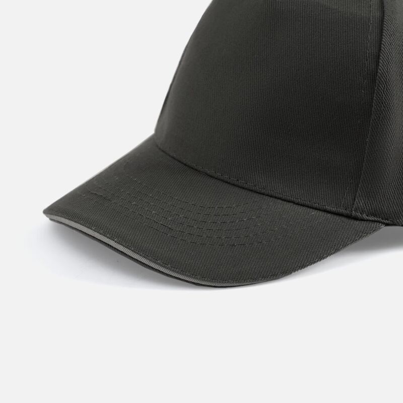 Бейсболка Long Beach, темно-серая со светло-серым арт.6538.11