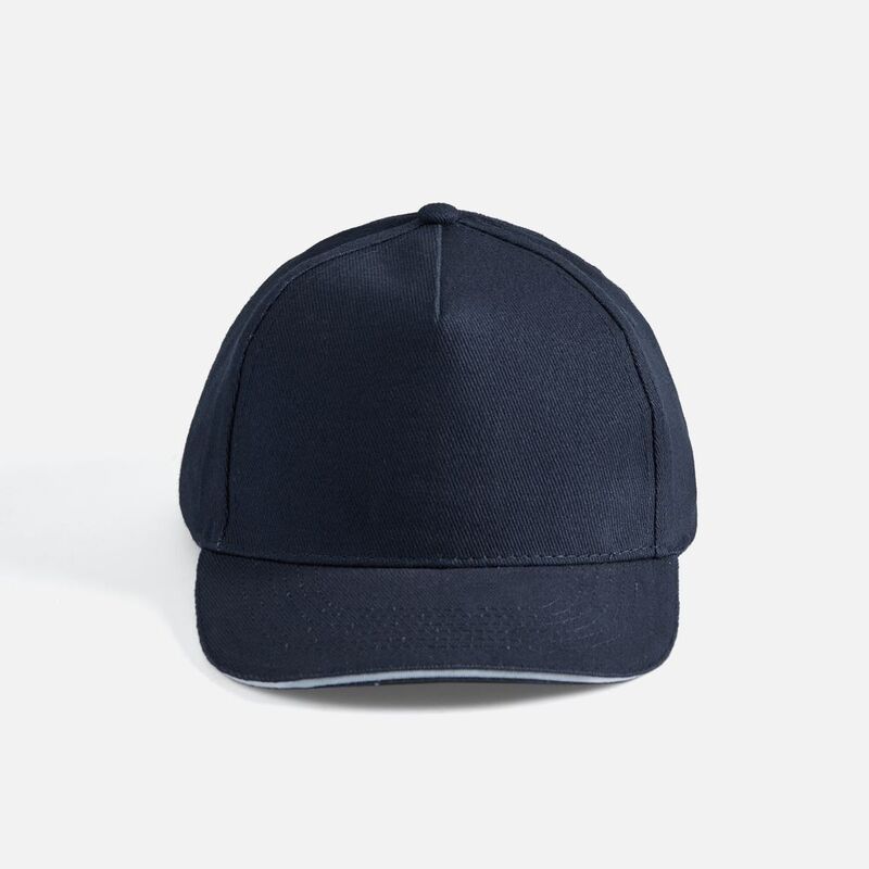 Бейсболка Long Beach, темно-синяя с белым арт.6538.46