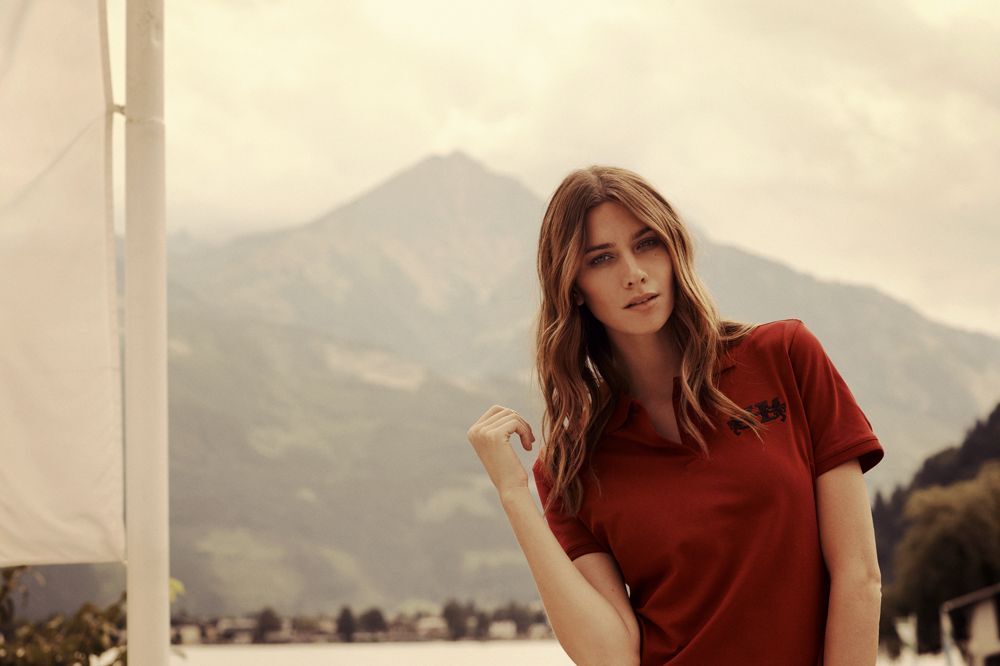 Рубашка поло стретч женская Albatross, черная арт.6548.30