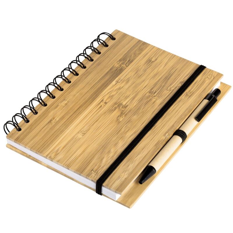 Блокнот на кольцах Bambook с шариковой ручкой арт.6584