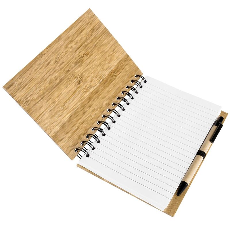 Блокнот на кольцах Bambook с шариковой ручкой арт.6584