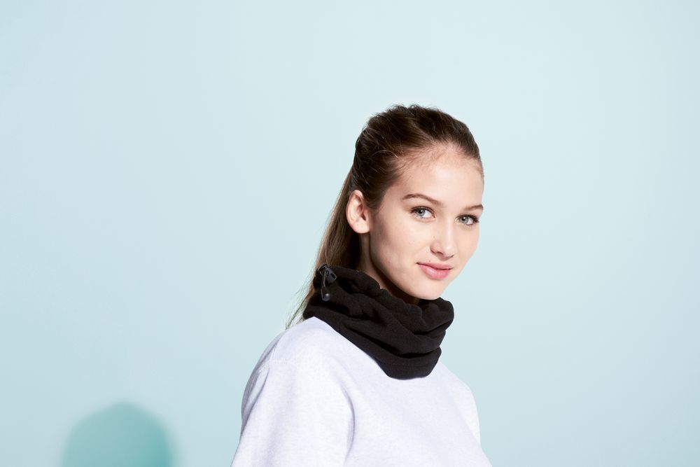 Шапка-шарф с утяжкой Blizzard, темно-синяя арт.6621.40