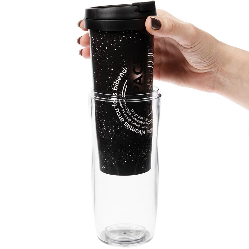 Термостакан Poster, с черной крышкой арт.6632.30