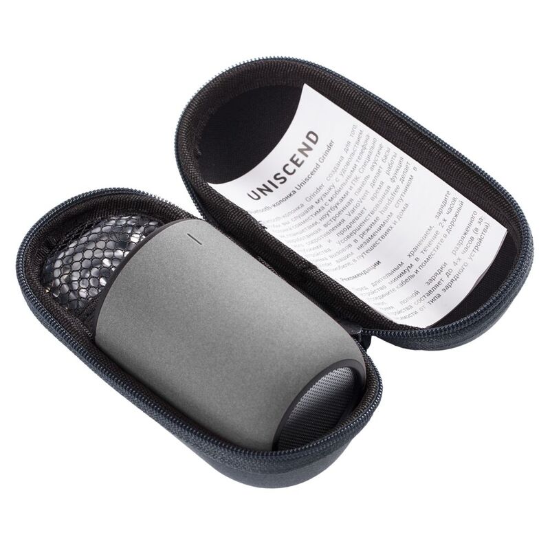 Беспроводная колонка Uniscend Grinder, серая арт.1635.10