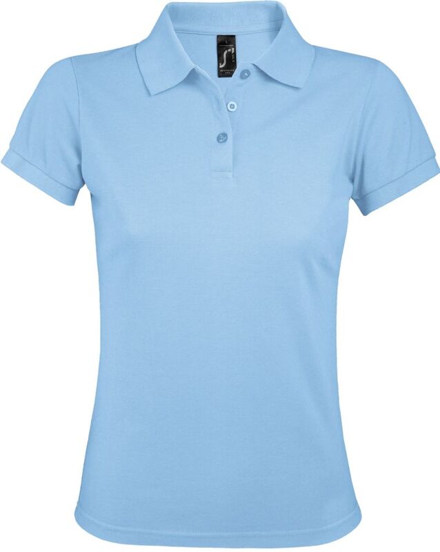 Рубашка поло женская Prime Women 200 голубая арт.00573200