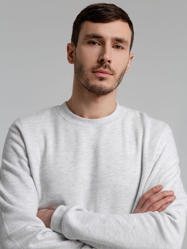 Толстовка Spider 260, светлый меланж арт.01168300