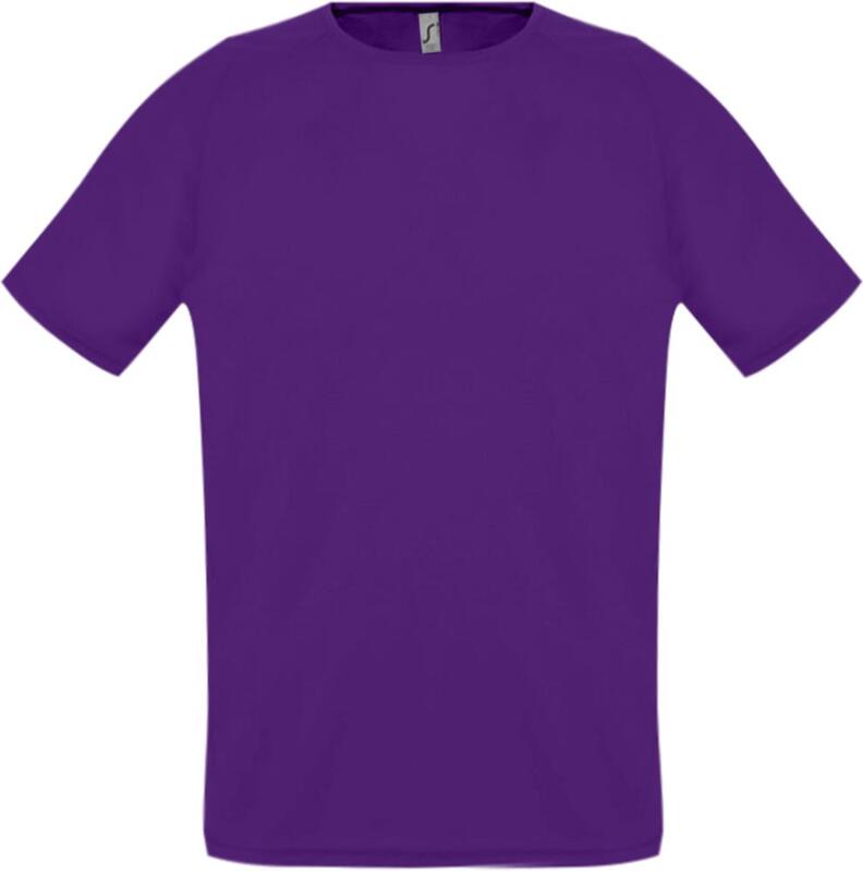 Футболка унисекс Sporty 140 темно-фиолетовая арт.11939712