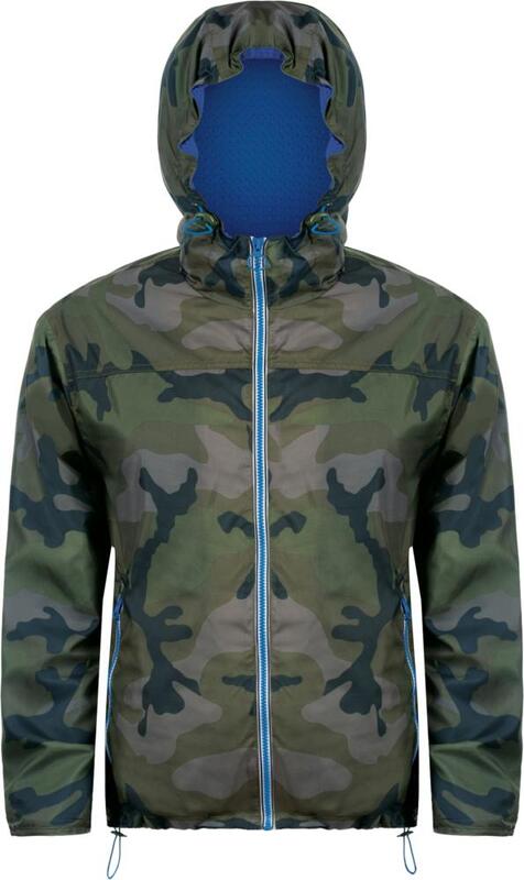 Ветровка Skate, камуфляж с синим арт.01171894