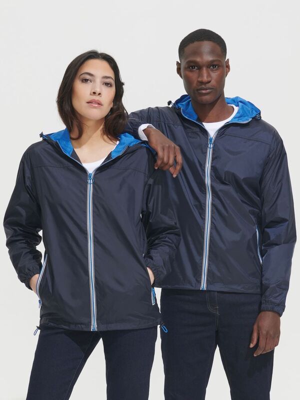 Ветровка Skate, ярко-синяя с неоново-желтым арт.01171889