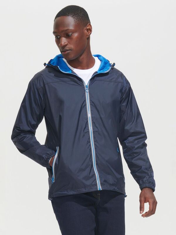 Ветровка Skate, ярко-синяя с неоново-желтым арт.01171889